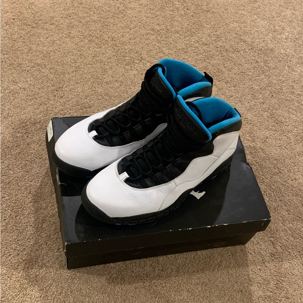 Jordan Retro 10 Powder Blue Mens size 13.5 With Original Box - Picture 3 of 5